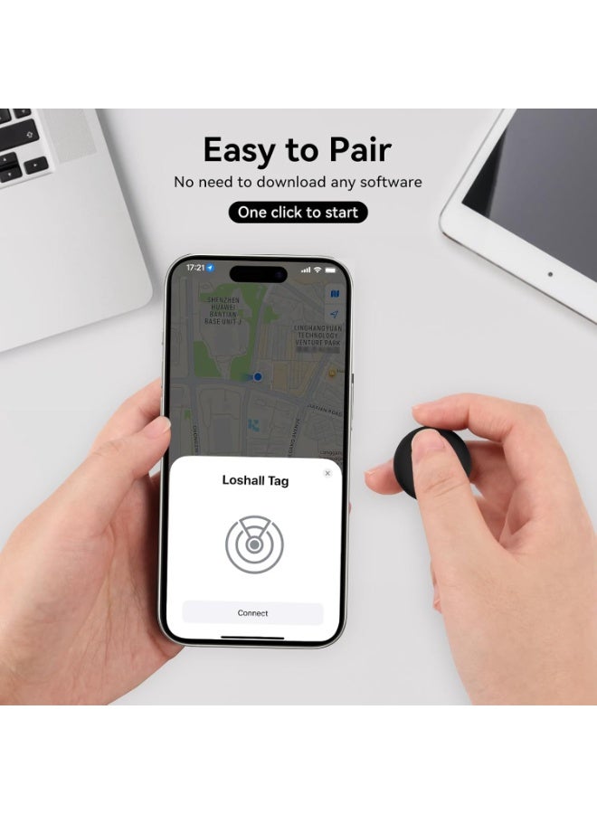 جهاز تتبع GPS صغير مضاد للفقدان للمفاتيح والحقائب، محدد موقع بتقنية البلوتوث - Image 4