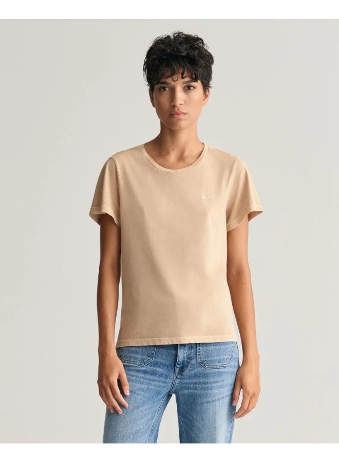 غانت Gant Sunfaded Crew Neck T-Shirt