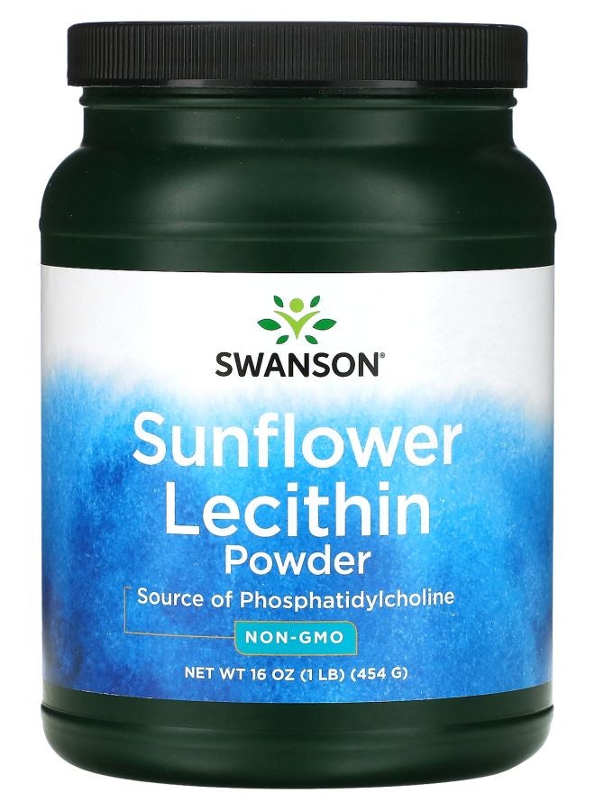 SWANSON Sunflower Lecithin Powder 1 lb (454 g)