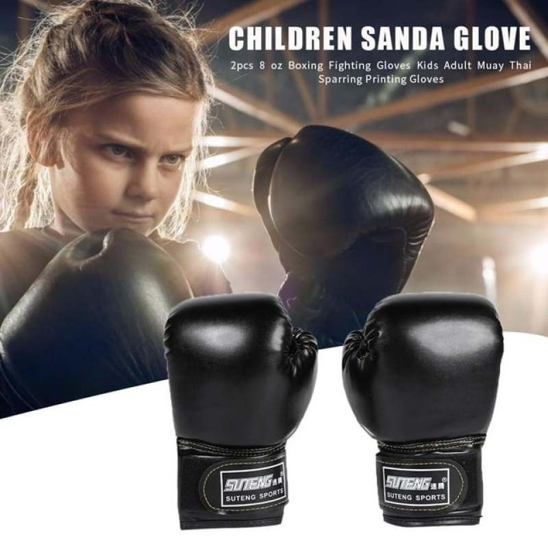 Kids Boxing Gloves: Premium PU Leather, Thick Sponge Foam Padding - Breathable Palm Design, Secure Velcro Wrist Support for Youth Boxing MMA Punching Bag Training Aged 3-12 - Image 2