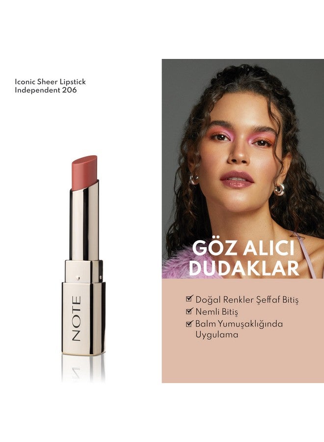 Note Cosmetique Lipstick Pink (Glossy) - Image 2