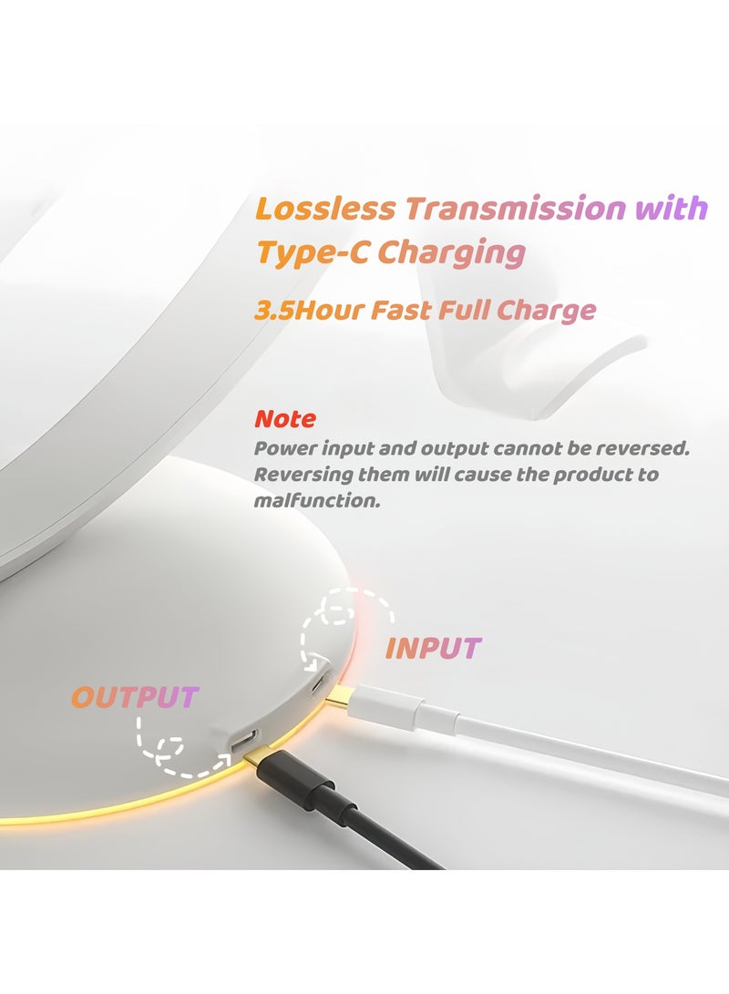 VR Headset Stand with RGB Lighting – Universal Charging Dock Compatible with Quest 3/2, PS5 VR2, Meta Pro, and PICO 4, Fast USB-C Charging, and Anti-Slip Stable Design - Image 4