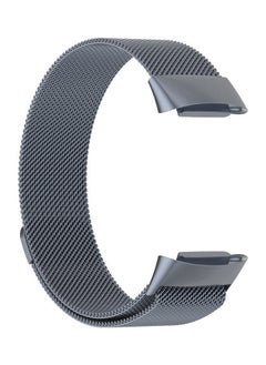 NIBEMINENT Milanese Band For Fitbit Charge 5 Grey  - Image 4