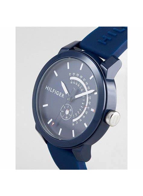 TOMMY HILFIGER - Denim Analog Watch - Image 1