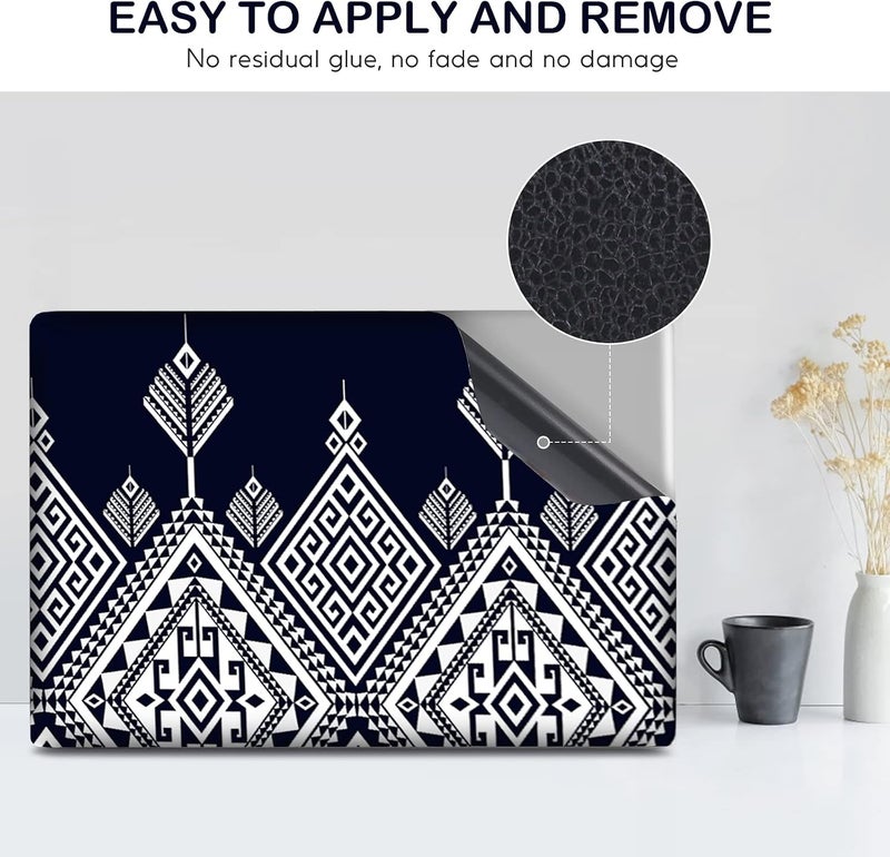 DINKY Laptop Skin Sticker Decal, 12" 13" 13.3" 14" 15" 15.4" 15.6 inch Laptop Universal Reusable Vinyl Skin Stickers Cover Art Decal Notebook PC Personalized Protector-Vintage Art - Image 5