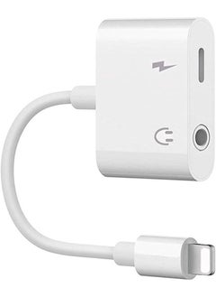 Headphone Jack Adapter for iPhone Car Charger 3.5mm Aux Earphone Audio Splitter and Charge Connector for iPhone 7/8/X/7 Plus/8 Plus/XS MAX Support Jack Dongle Converter and Charger Compatible All iOS