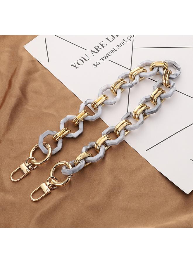 إيروريكس حبل هاتف L201 ثماني الأضلاع مصنوع من الراتنج المتباين بسلسلة سميكة مع فاصل، موديل L201-JS-60 سم - Image 4