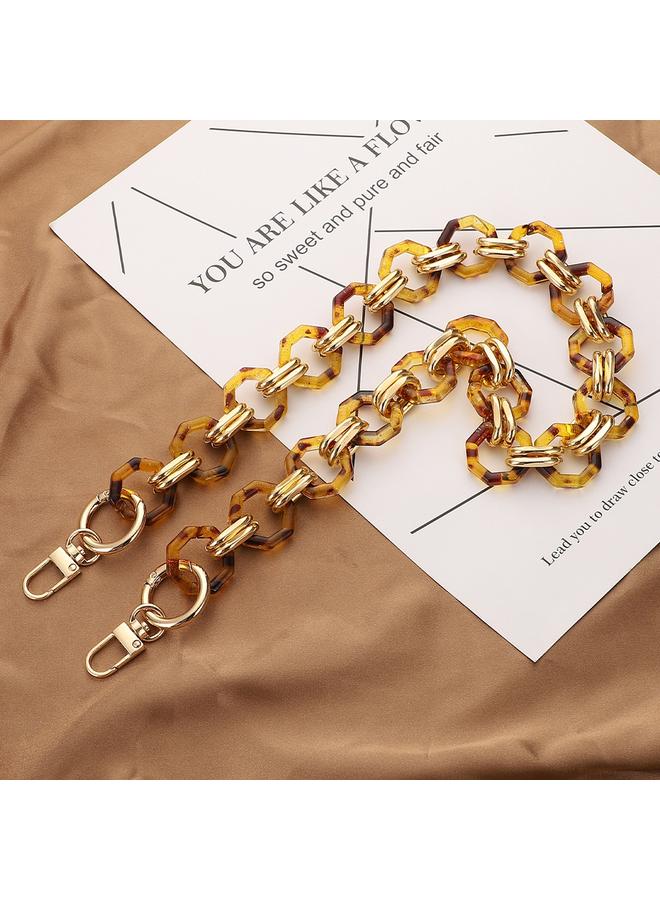 إيروريكس حبل هاتف L201 ثماني الأضلاع مصنوع من الراتنج المتباين بسلسلة سميكة مع فاصل، موديل L201-JS-60 سم - Image 1