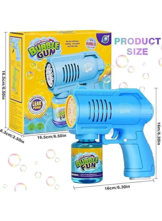FORMIZON Bubble Machine Gun with 130ml Bubble Solution | Automatic Bubble Blower | 4000+ Bubbles Per Minute | Bubble Toy for Kids Birthday Party Outdoor Play - Image 4