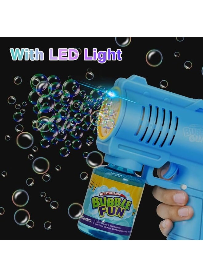 FORMIZON Bubble Machine Gun with 130ml Bubble Solution | Automatic Bubble Blower | 4000+ Bubbles Per Minute | Bubble Toy for Kids Birthday Party Outdoor Play - Image 5