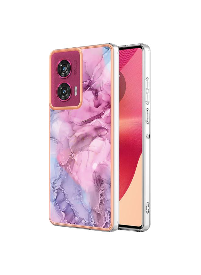 S-TOP Case For Motorola Edge 50 Fusion Electroplating Marble Dual-side IMD Phone Case - Image 1
