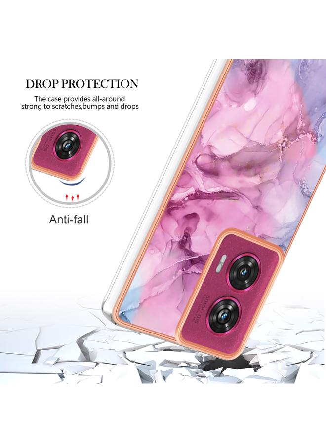 S-TOP Case For Motorola Edge 50 Fusion Electroplating Marble Dual-side IMD Phone Case - Image 5
