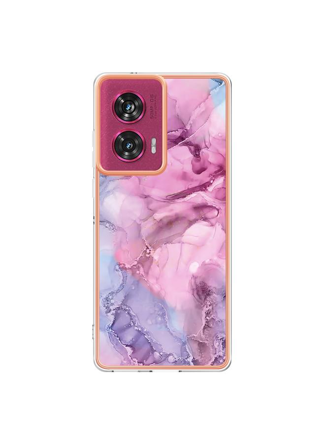 S-TOP Case For Motorola Edge 50 Fusion Electroplating Marble Dual-side IMD Phone Case - Image 2