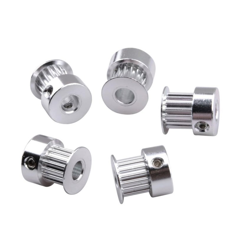 10Pcs 5mm Bore 20 Teeth Synchronous Timing Belt Pulley Kit For Printer Idler Wheel - Image 3