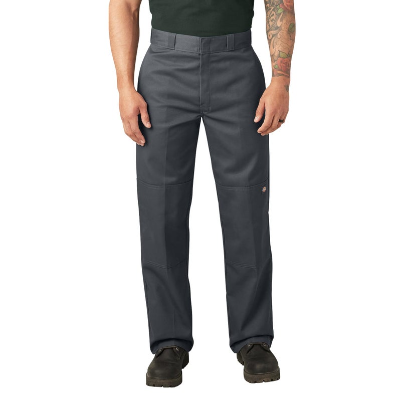 Dickies Loose Fit Double Knee Work Pants. Charcoal, 36 32 - Image 1