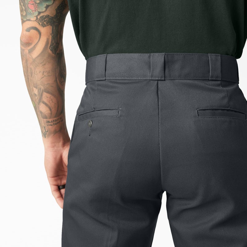 Dickies Loose Fit Double Knee Work Pants. Charcoal, 36 32 - Image 5