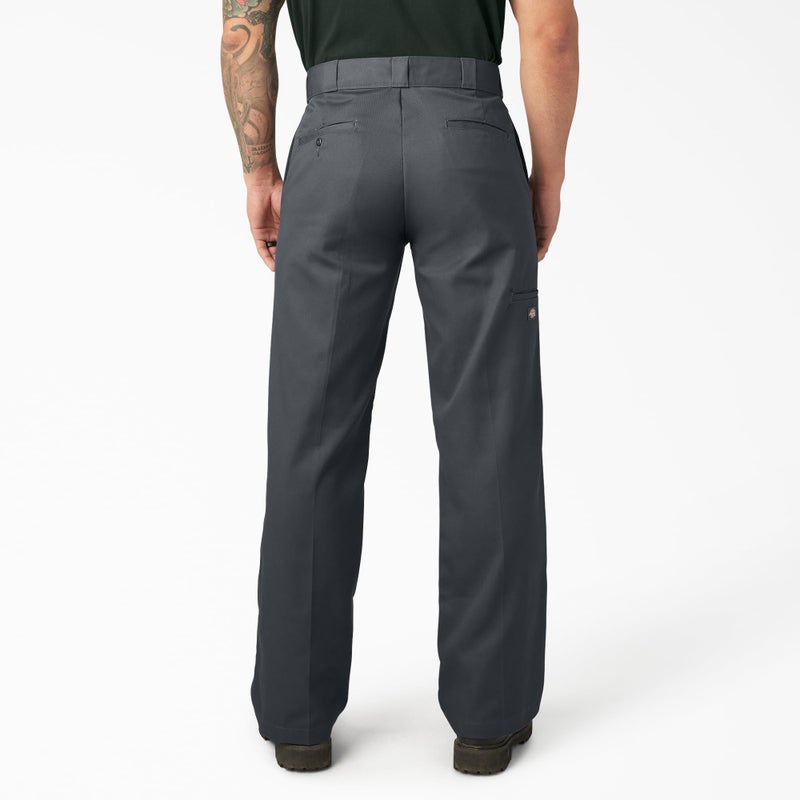 Dickies Loose Fit Double Knee Work Pants. Charcoal, 36 32 - Image 2