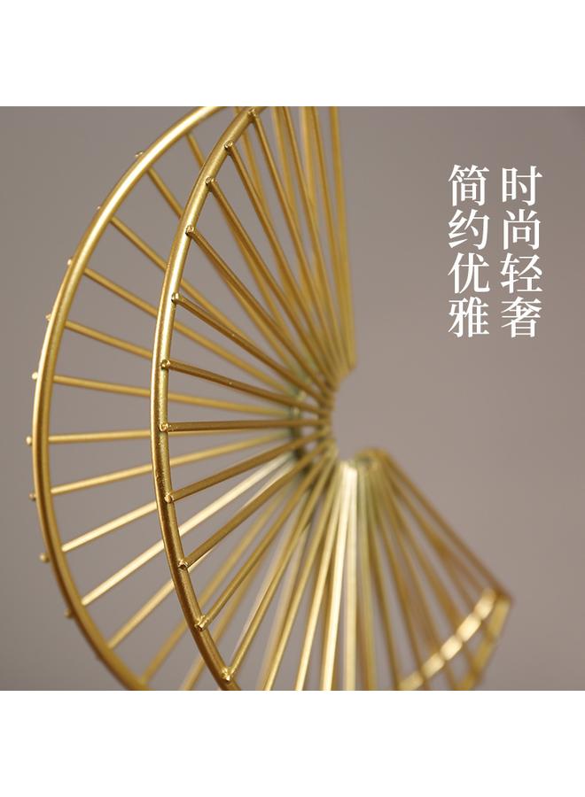 Bluejw Metal Personality Abstract Craft Ornaments Fashion Light Luxury Simple Elegant Office Desktop Model Room Decorations - Image 5