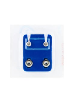 Caflon Singles Birthstone April White Stainless Earring  - Image 1