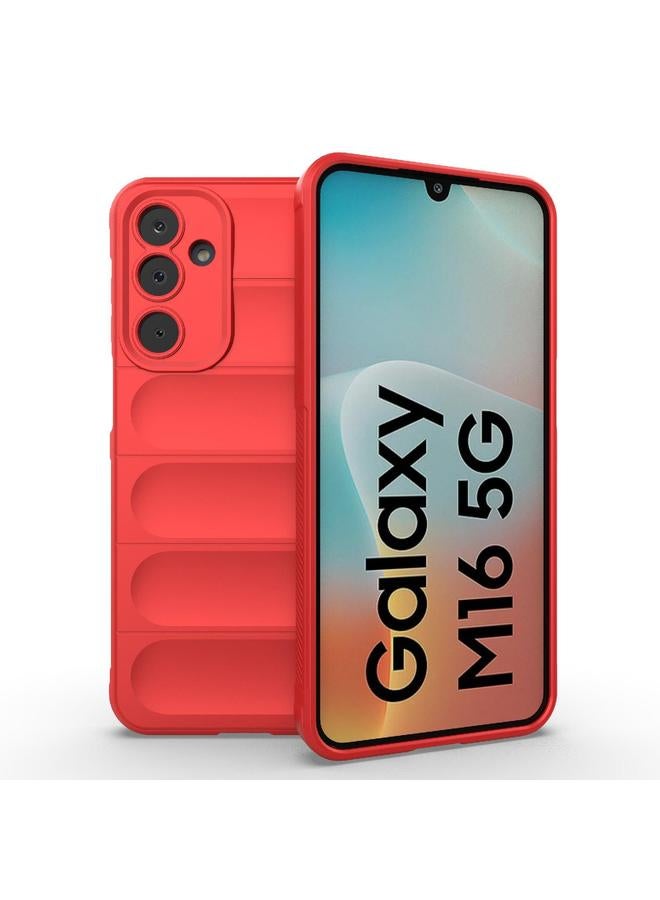 اس-توب جراب لهاتف Samsung Galaxy M16 5G Magic Shield TPU + جراب هاتف من الفلانيل - Image 1