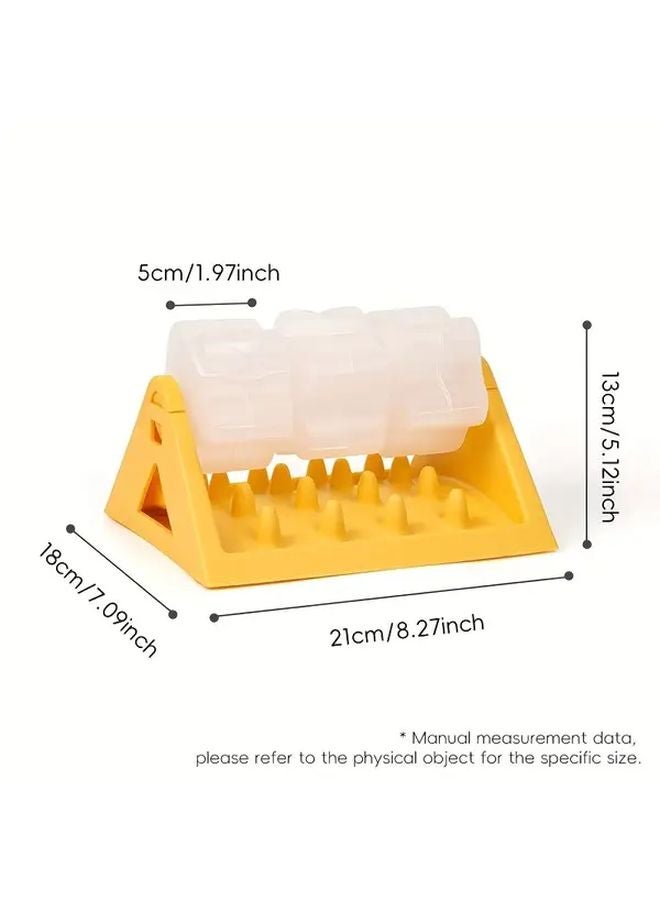 مُوزِّع طعام الكلاب التفاعلي ذو التغذية البطيئة لعبة طعام 3 نجوم أخضر وحدة تغذية ألغاز أوتوماتيكية مُوزِّع علاجات متين بلاستيك البولي بروبيلين تحفيز عقلي للجراء - Image 3
