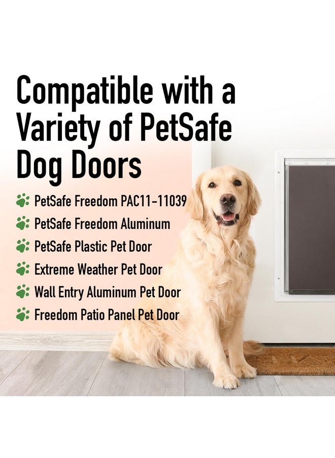 Evergreen Pet Supplies Evergreen Pet Supplies Large Replacement Dog Door Flap - Weather Resistant & Easy to Install Petsafe Freedom PAC11-11039 - Flexible Doggie Door Replacement Flaps for Small, Medium & Large Dogs & Cats  - Image 2