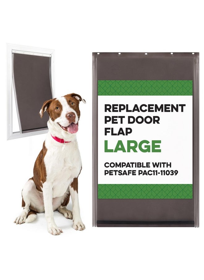 Evergreen Pet Supplies Evergreen Pet Supplies Large Replacement Dog Door Flap - Weather Resistant & Easy to Install Petsafe Freedom PAC11-11039 - Flexible Doggie Door Replacement Flaps for Small, Medium & Large Dogs & Cats  - Image 1