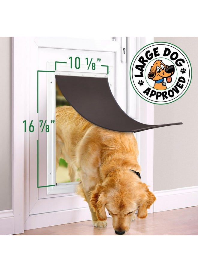 Evergreen Pet Supplies Evergreen Pet Supplies Large Replacement Dog Door Flap - Weather Resistant & Easy to Install Petsafe Freedom PAC11-11039 - Flexible Doggie Door Replacement Flaps for Small, Medium & Large Dogs & Cats  - Image 3