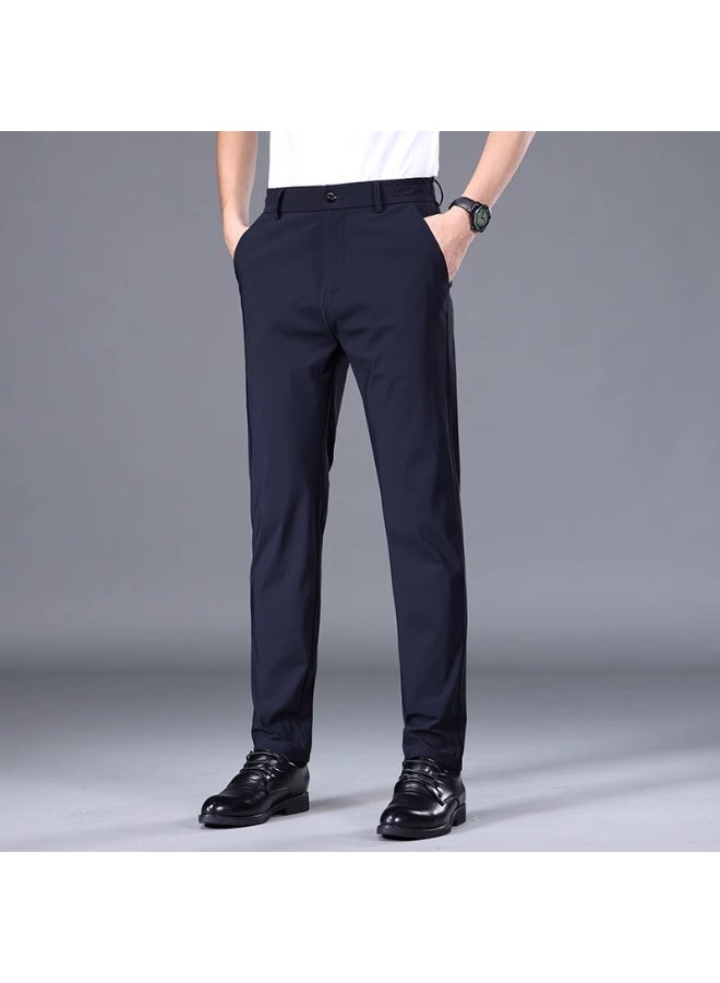 Shougu Men's Fashionable Casual Business Suit Pants  - Image 1