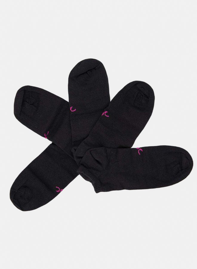 Carina Plain Ankle Socks - 5 Pairs - Image 4