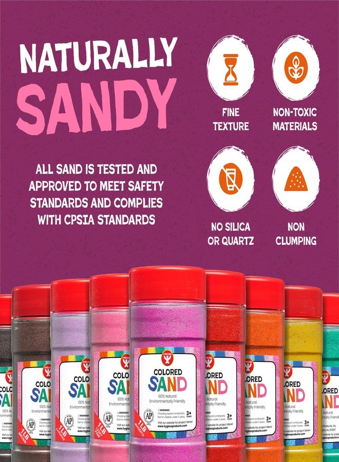 Hygloss Colored Sand for Crafts - 3 lb Bottle, Black - Vibrant Colorful Fine Sensory Play Sand Art Kits for Kids - Classroom Activities for Children 3 4 5 6 7 8 9 10 11 12 - Safe for Ages 3+ - Image 5
