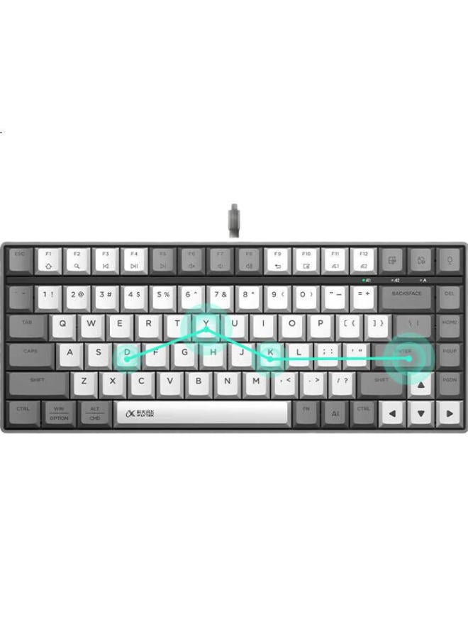 iFLYTEK لوحة مفاتيح Iflytek Ai K1 مع لوحة مفاتيح Deepseek-R1 اللاسلكية للكتابة الذكية والأسئلة والأجوبة، اتصال بثلاثة أوضاع، مفاتيح كاملة بدون ثقب - Image 3