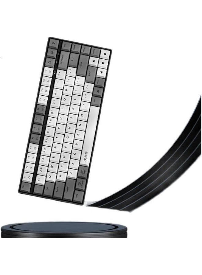 iFLYTEK لوحة مفاتيح Iflytek Ai K1 مع لوحة مفاتيح Deepseek-R1 اللاسلكية للكتابة الذكية والأسئلة والأجوبة، اتصال بثلاثة أوضاع، مفاتيح كاملة بدون ثقب - Image 1