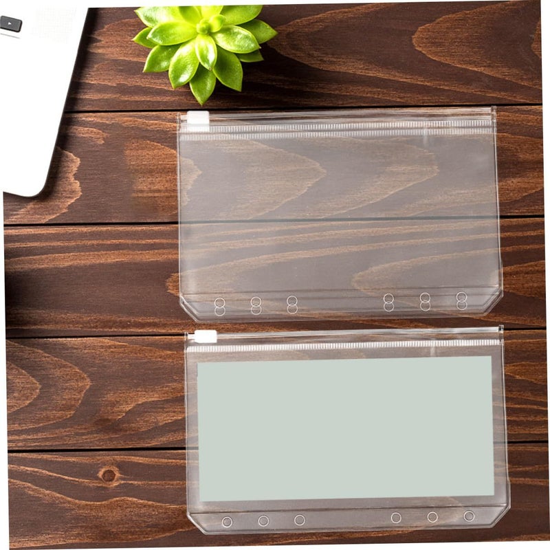 20 A6 Zippered Plastic Envelopes for Budget Binder Cash Card Organizer Loose Leaf - Image 5