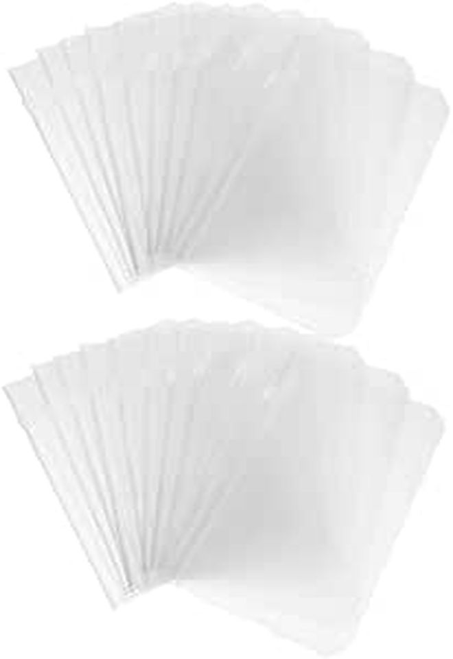 20 A6 Zippered Plastic Envelopes for Budget Binder Cash Card Organizer Loose Leaf - Image 1