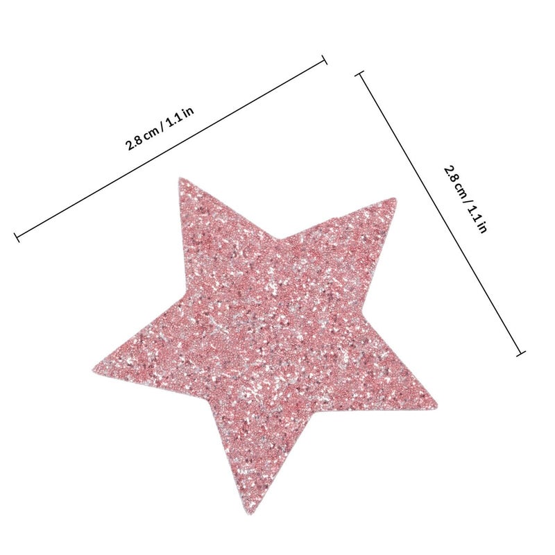 300pcs Star Shape Sequin Confetti For Wedding Birthday Party Decoration Mixed Colors And Sizes - Image 3