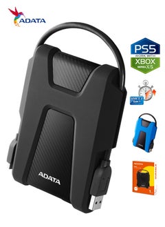 أداتا HD680 قرص صلب خارجي متين بسعة 1 تيرابايت | القرص الصلب المضاد للصدمات | متوافق مع PS5 XBOX | أسود  - Image 1