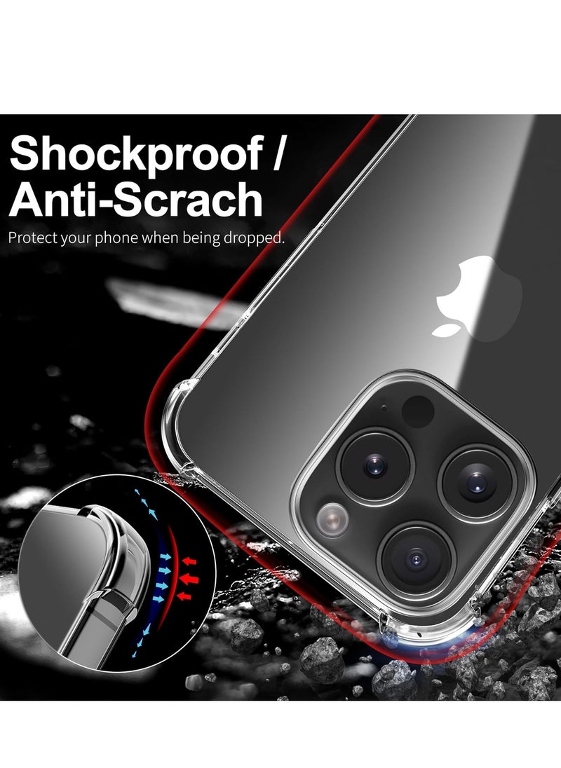 Generic - Clear Anti Scratch Tpu Back Case Cover for Apple iPhone 15 Pro Max - Image 1
