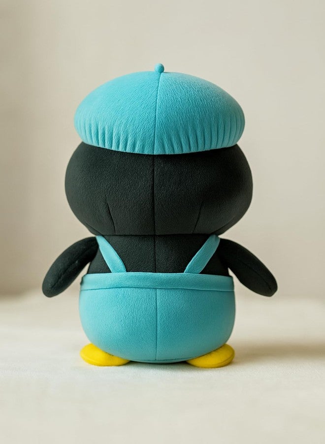Fun4you Penguin Plush Toy, 30 cm, Blue Outfit with Cap, Soft Hugging Doll for Kids - Image 5