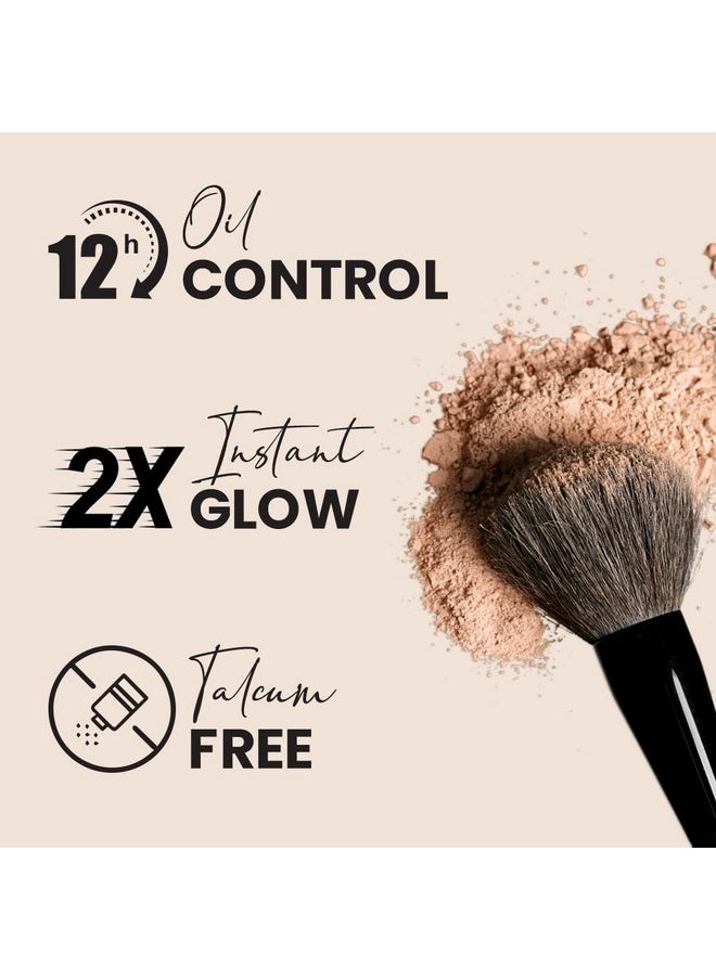 Coloressence Perfect Tone Compact Powder With Free Applicator Puff | Matte Makeup Setting Powder| Oil Control Face Powder | Lightweight | Buildable | Suitable For All Skin Types | Ivory Beige, 10 Gram 