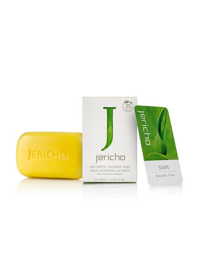Jericho The Original Dead Sea Sulfur Soap Bar By Jericho Natural Face And Body Treatment Soap With Sulphur And Minerals From The Dead Sea - Image 1