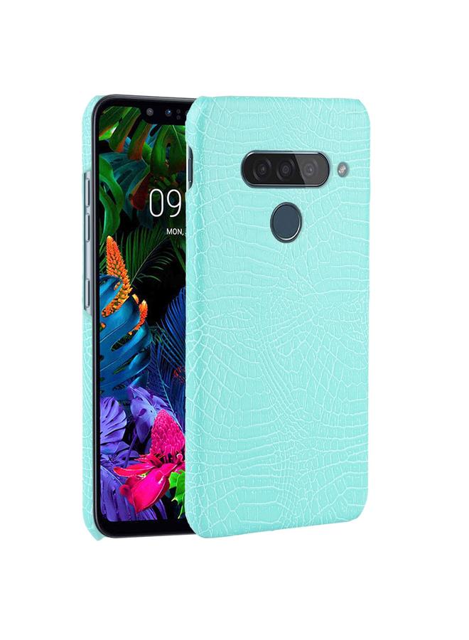 اس-توب جراب لهاتف LG G8S ThinQ مقاوم للصدمات مصنوع من جلد التمساح PC + PU - Image 1