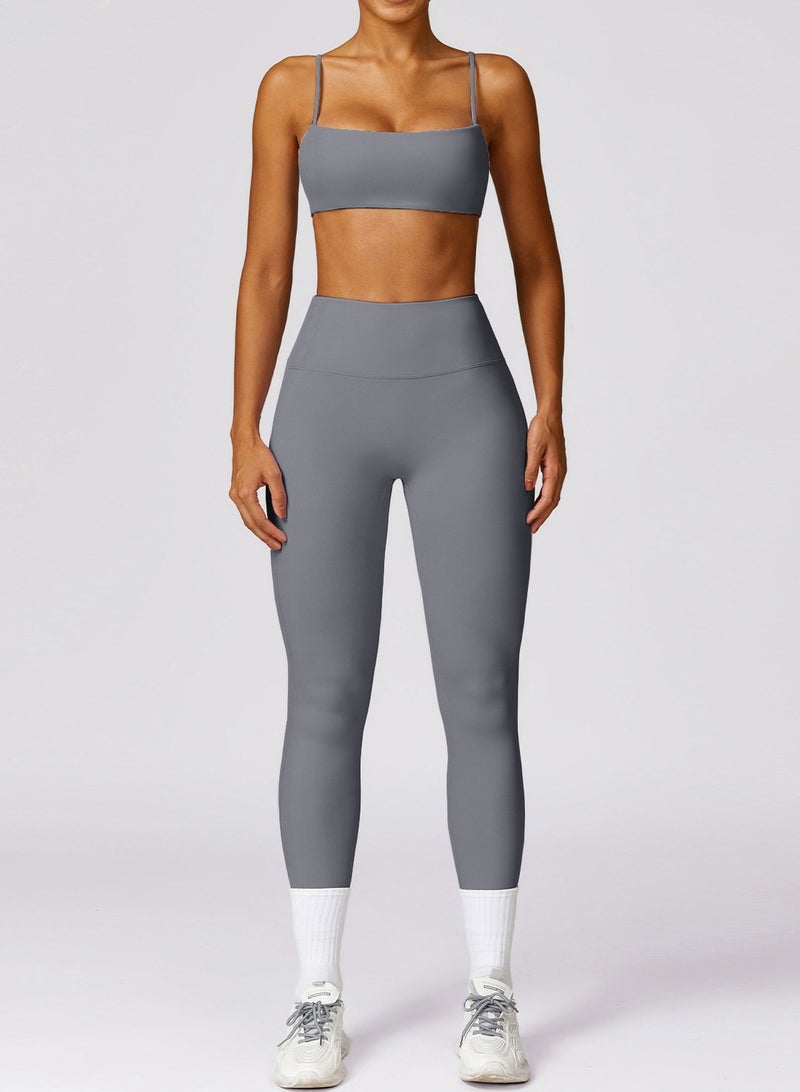 general Sport Set Women Gym Yoga Sets Sportswear Ladies Two Pieces Workout Clothes Fitness Tracksuits Outfits  - Image 1