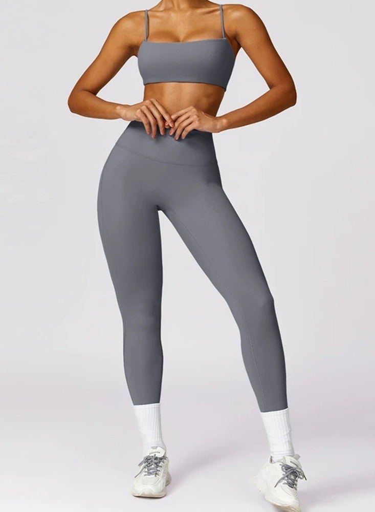 general Sport Set Women Gym Yoga Sets Sportswear Ladies Two Pieces Workout Clothes Fitness Tracksuits Outfits  - Image 2