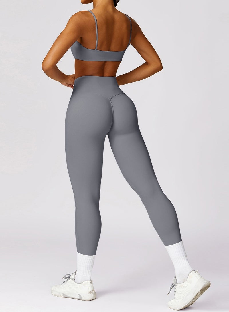 general Sport Set Women Gym Yoga Sets Sportswear Ladies Two Pieces Workout Clothes Fitness Tracksuits Outfits  - Image 3