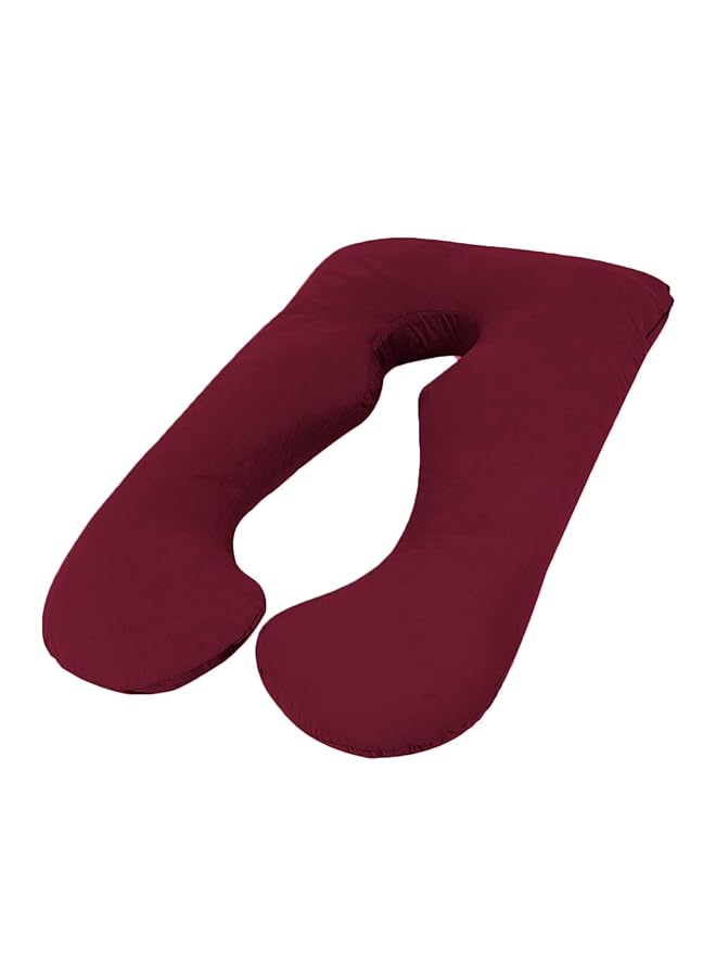 erorex U Shape Comfortable Pregnancy And Maternity Pillow By Mother Comfort Red - Image 1