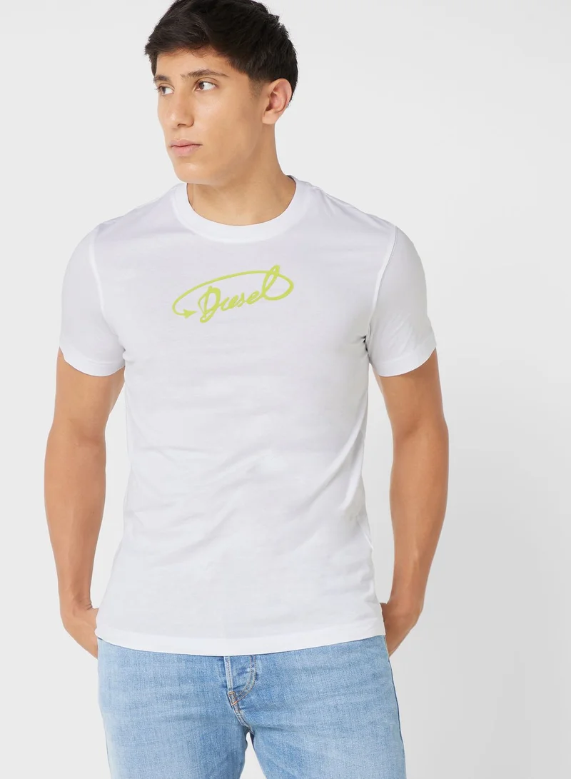 DIESEL Tie Dye Crew Neck T-Shirt