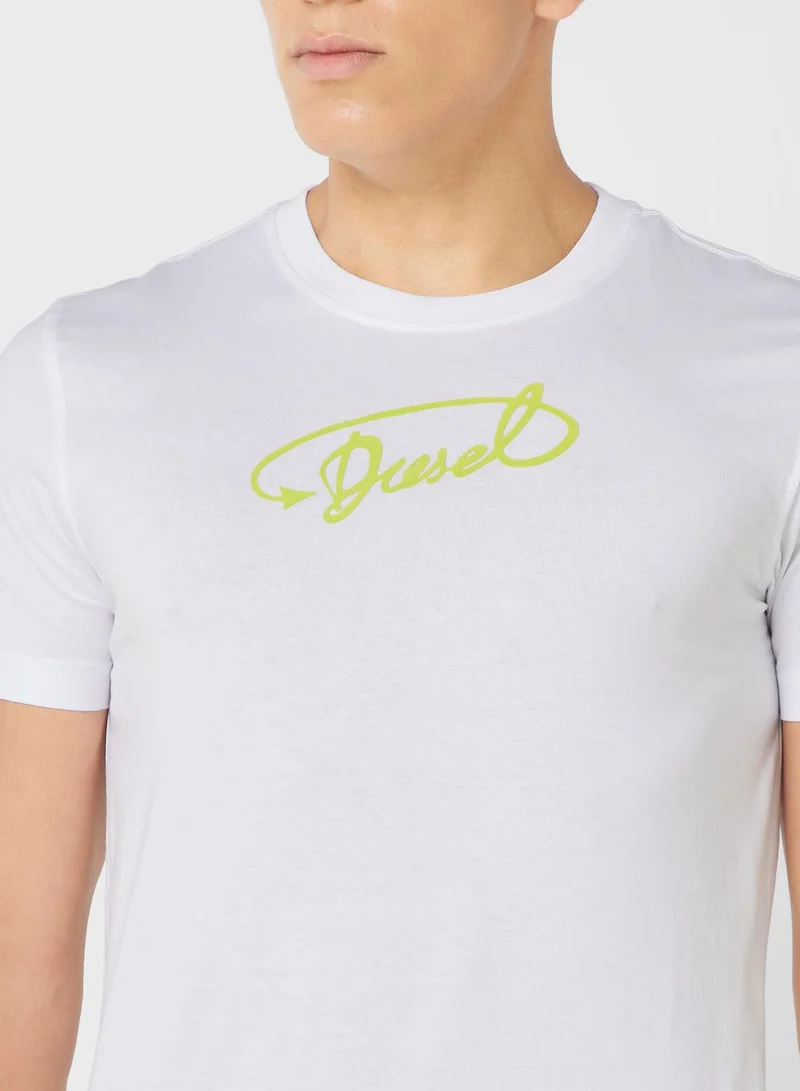 DIESEL Tie Dye Crew Neck T-Shirt
