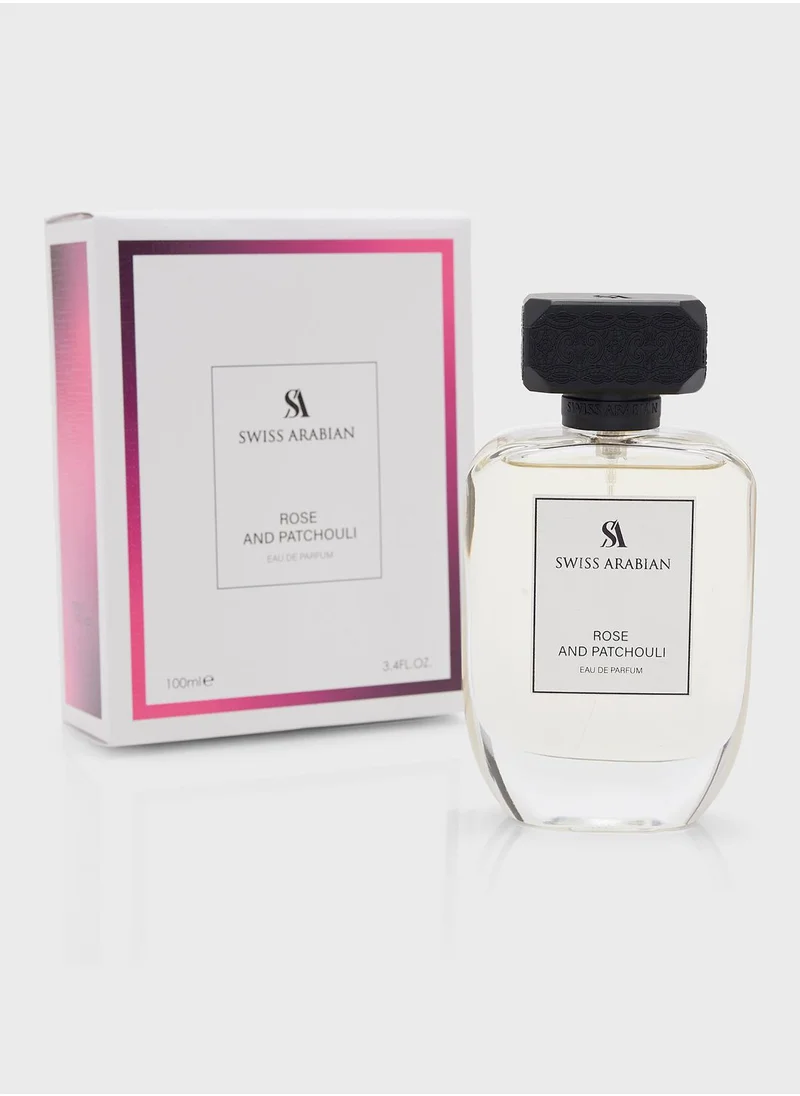 Swiss Arabian Perfumes Rose And Patchouli Eau De Parfum 100Ml