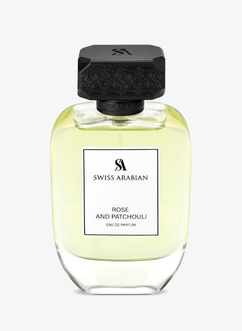 عطور سويس اربيان عطر أو دي بارفان بخلاصة الورد والباتشولي سعة 100 مل